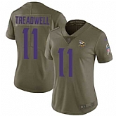 Women Nike Vikings 11 Laquon Treadwell Olive Salute To Service Limited Jersey Dzhi,baseball caps,new era cap wholesale,wholesale hats